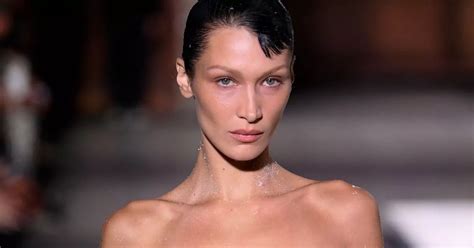 girls and boys without dress|Bella Hadid Wears the Naked Dress to End All Naked Dresses.